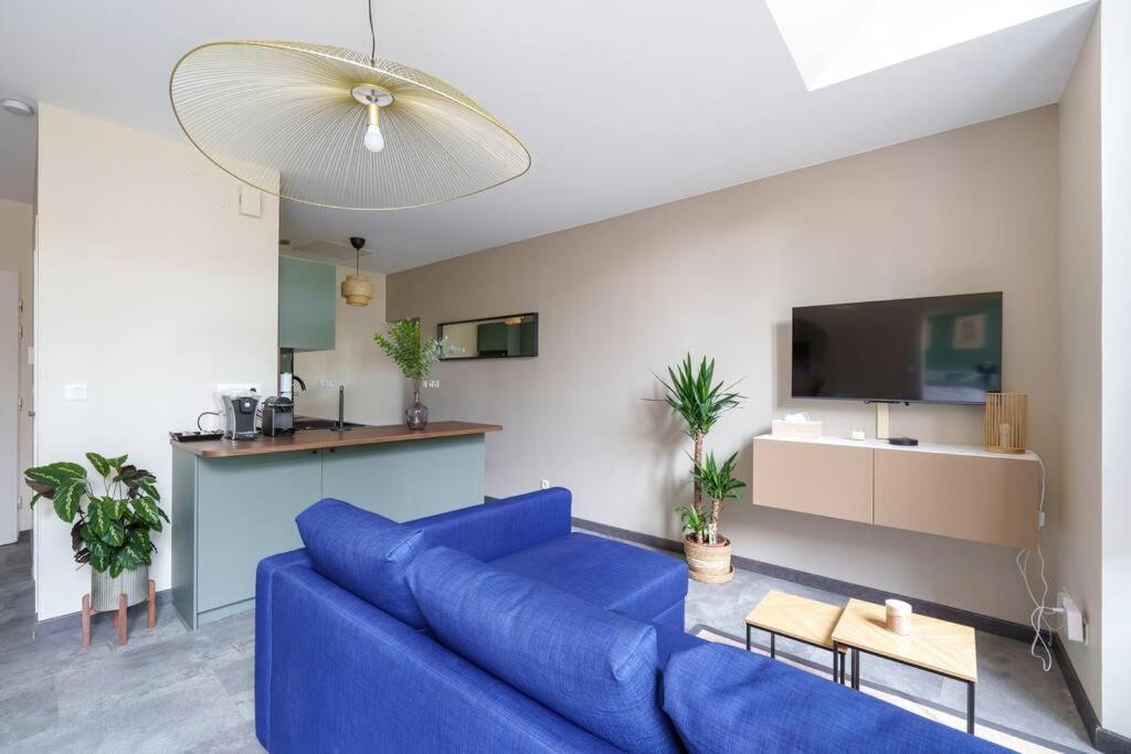 Appartement Lumineux Avec Cour โชมง ภายนอก รูปภาพ